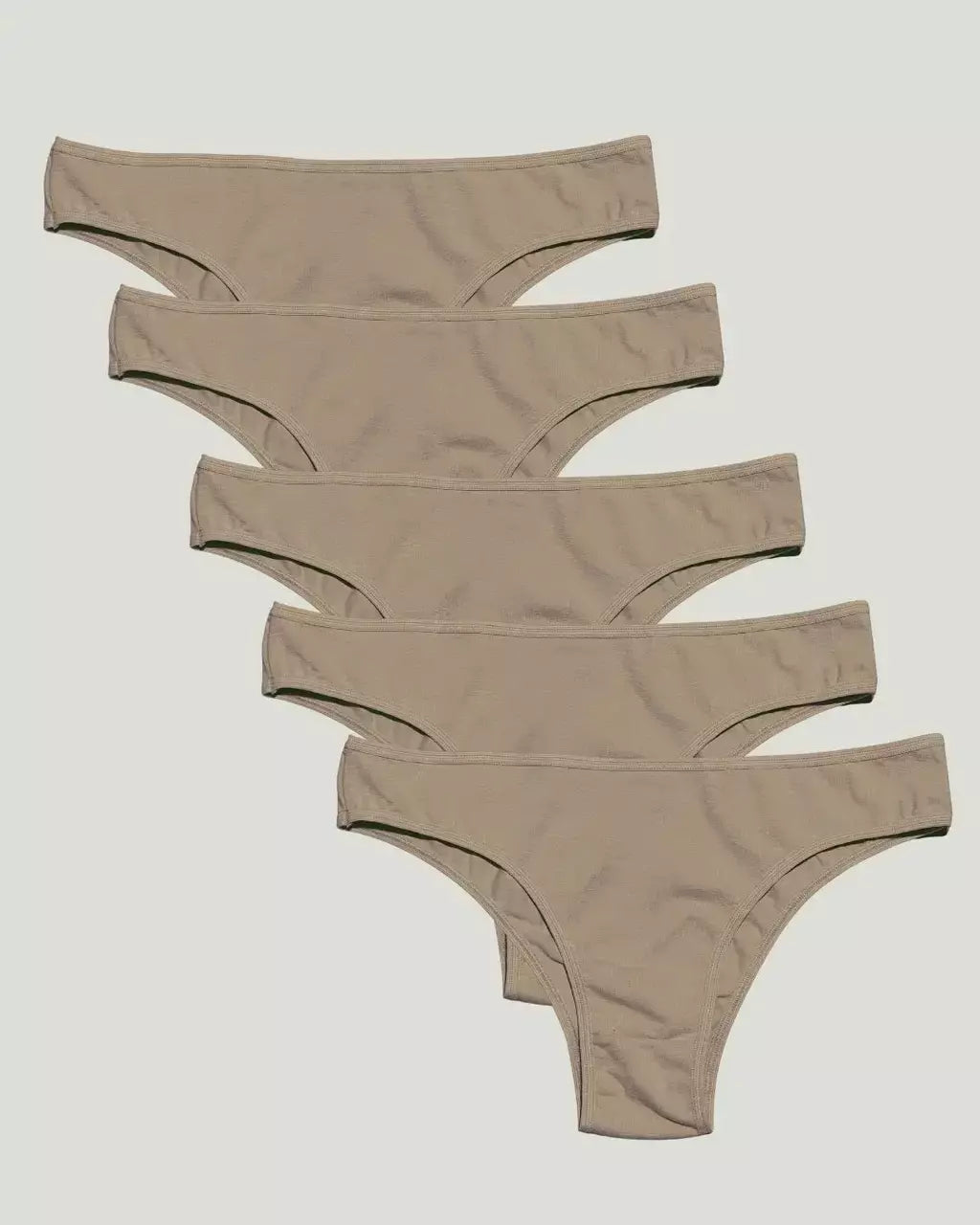 Kit com 5 Calcinhas Algodão Básica Conforto