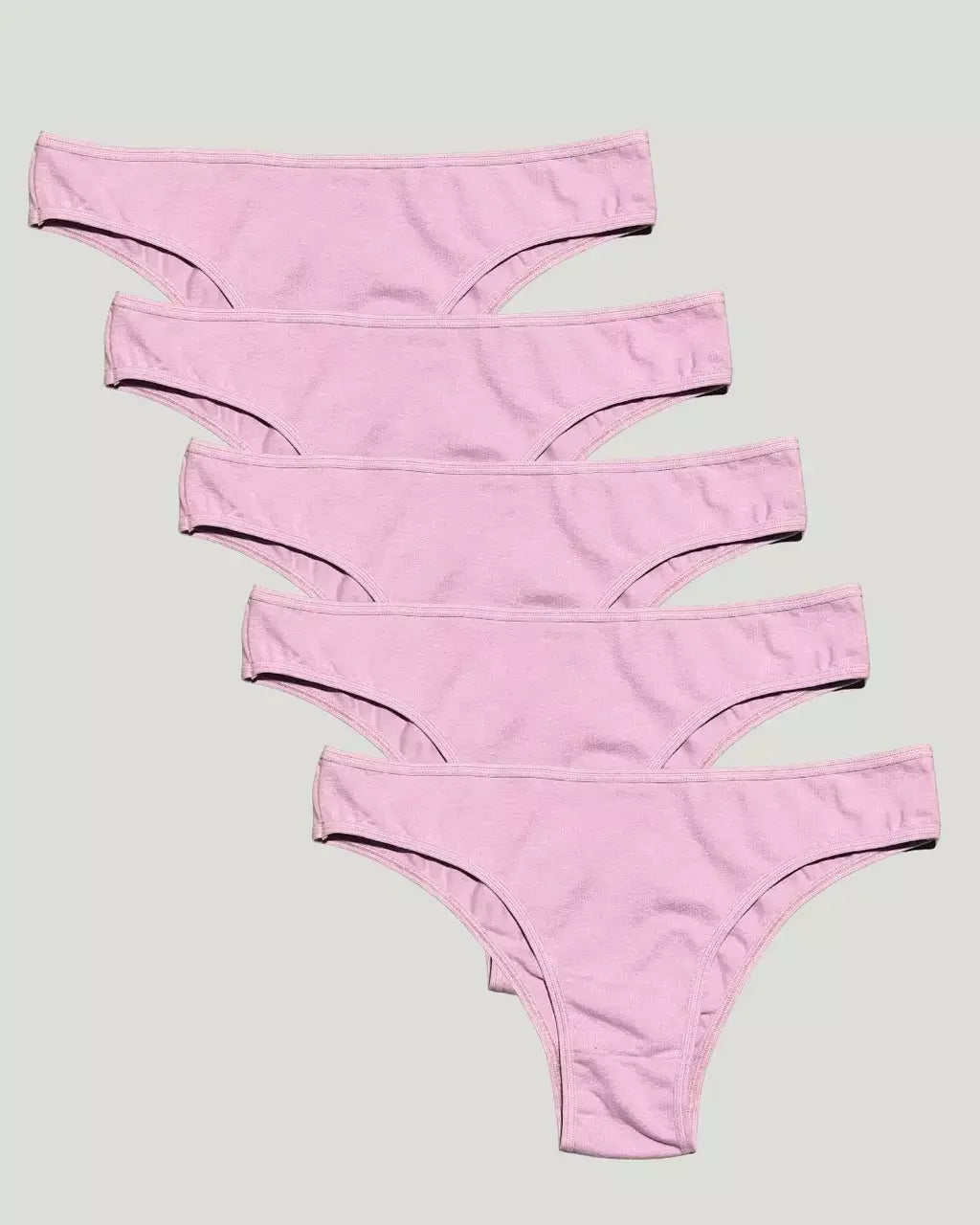Kit com 5 Calcinhas Algodão Básica Conforto